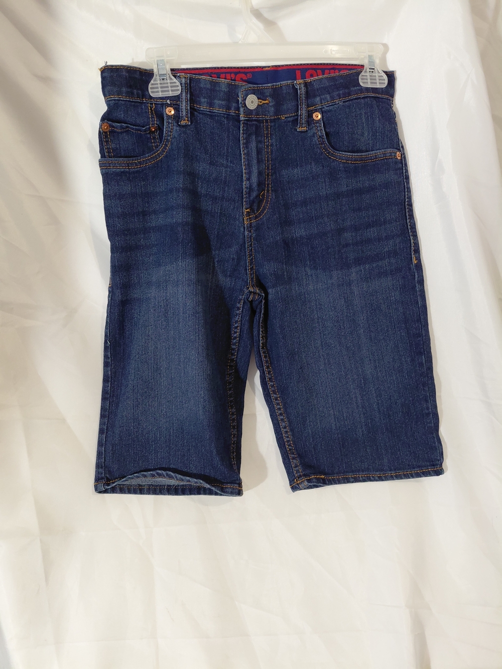 Levi's Indigo Denim Knee-Length Kids Shorts